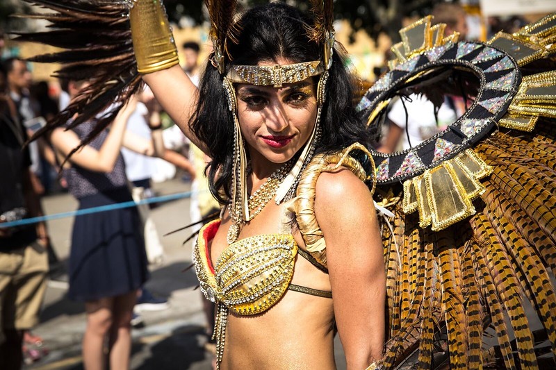 Samba dancer from the London School of Samba - fancy dress hire now available in London