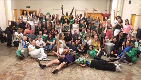 London School of Samba Quadra Night - Samba dance party in London - photo of everyone having fun