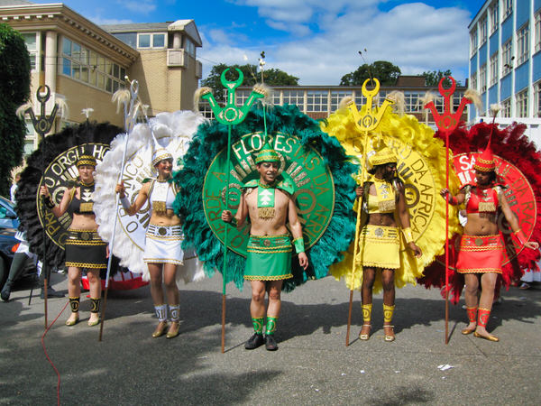 Notting Hill Carnival 2007 - London School of Samba - photo of the Comissão de Frente