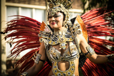 Carnival 2017 - Girl in feathers