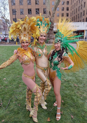 Dancers in Costume on New Years Day Parade
