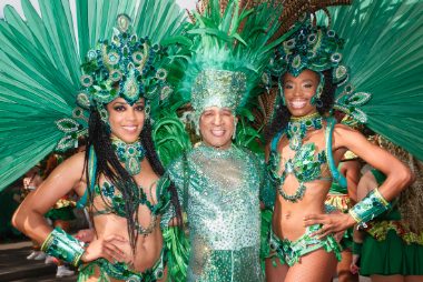 2024 Carnival - Samba dancers in Green - Copyright AidenCK