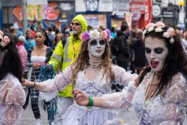 Carnival 2015 - Two girls in white - Copyright Brian Guttridge