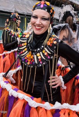 Carnival 2015 -Lady with hands on hips- Copyright Brian Guttridge