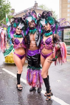 Carnival 2015 - Three dancers - Copyright Brian Guttridge