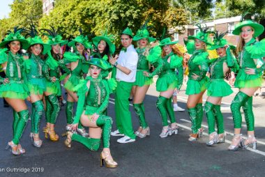 Carnival 2019 - Dancers in group - Copyright Brian Guttridge