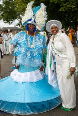 Carnival 2023 - Two women posing - Copyright Brian Guttridge