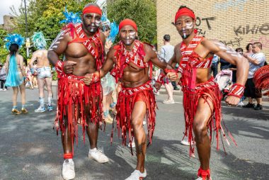 Carnival 2023 - Three men - ala afro - Copyright Brian Guttridge