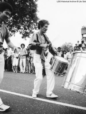 Carnival 1984 Bosco Drumming - Copyright Lito Soto