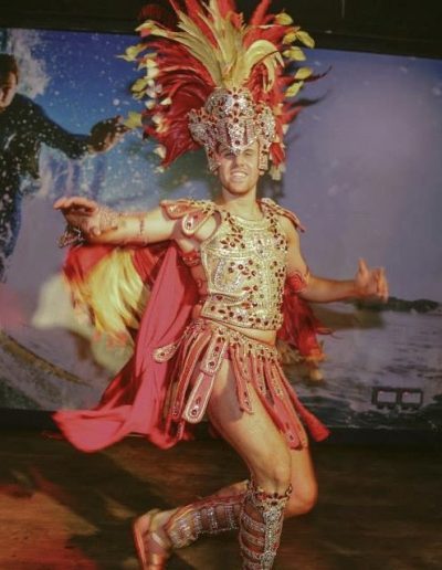 Douglas Gomes - samba dance teacher at the school