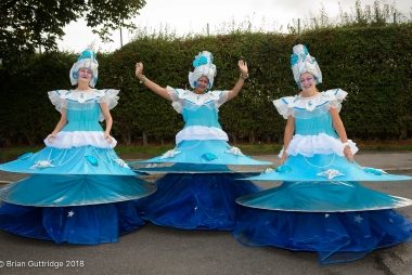 LSS Notting Hill Carnival 2018 - Baianas on crossing - Copyright Brian Guttridge