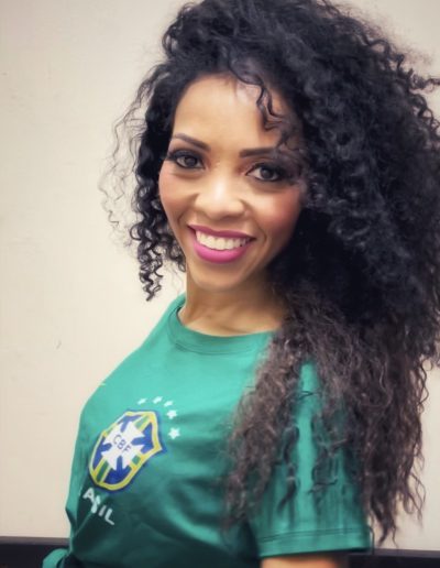 Samara Reis - samba dance teacher at the school